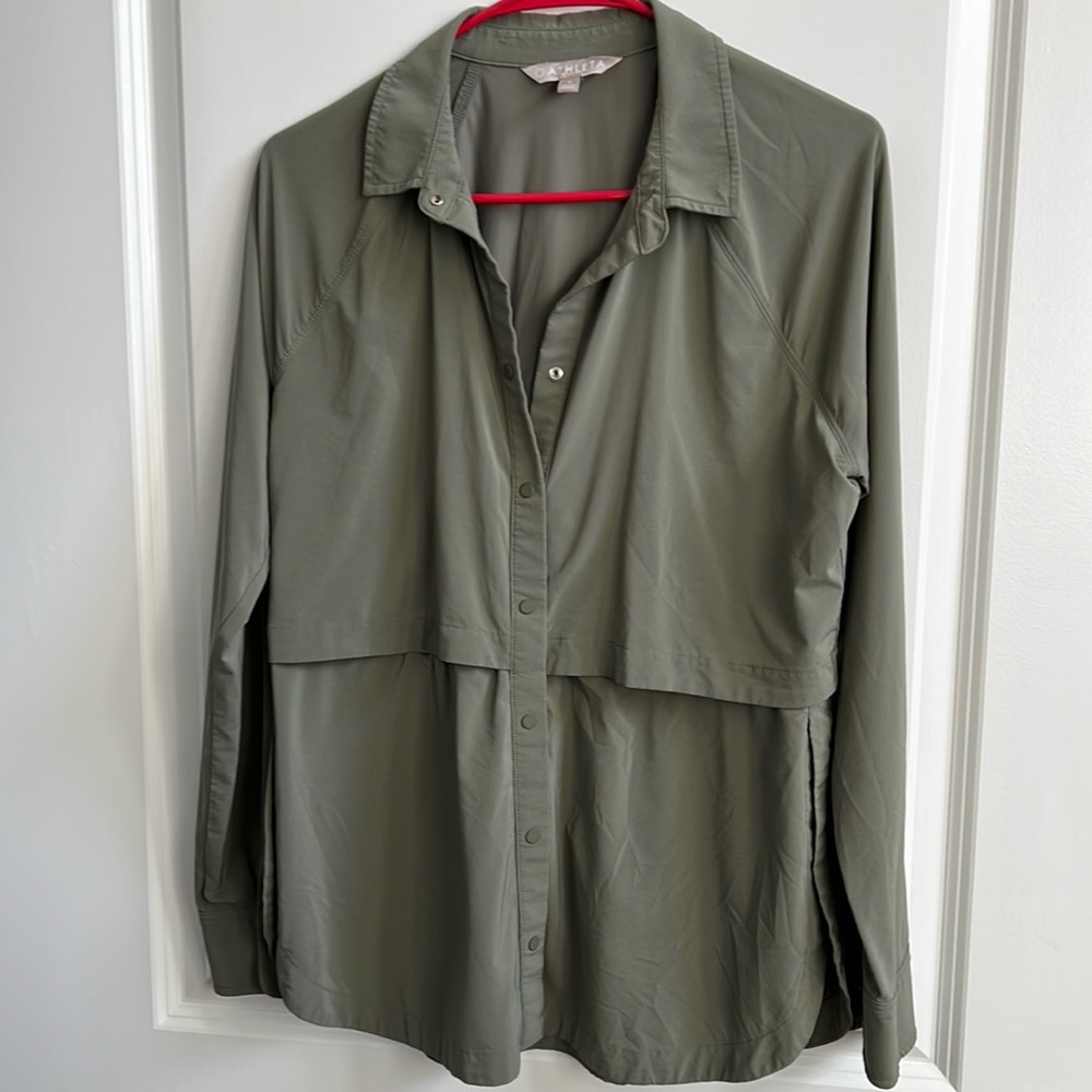 Olive green light jacket